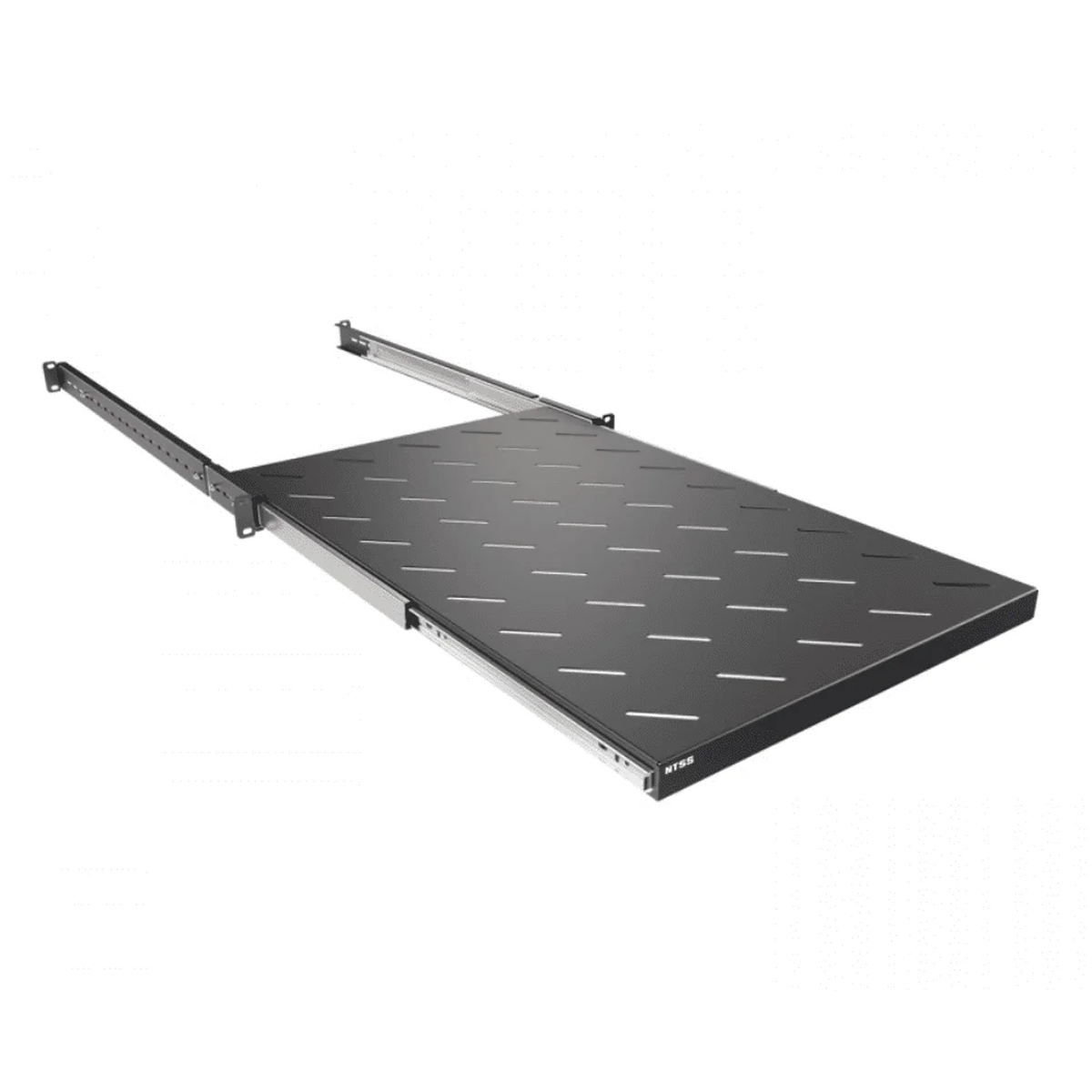 Выдвижная полка NTSS 19” 1U, глубина 500 мм для шкафов 800 мм, черный RAL 9005